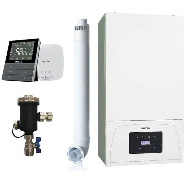 Pachet SMART centrala termica 24 kw Motan Condens.050 + Termostat SMART TH510-WRTS + Filtru antimagnetia 10000 gauss