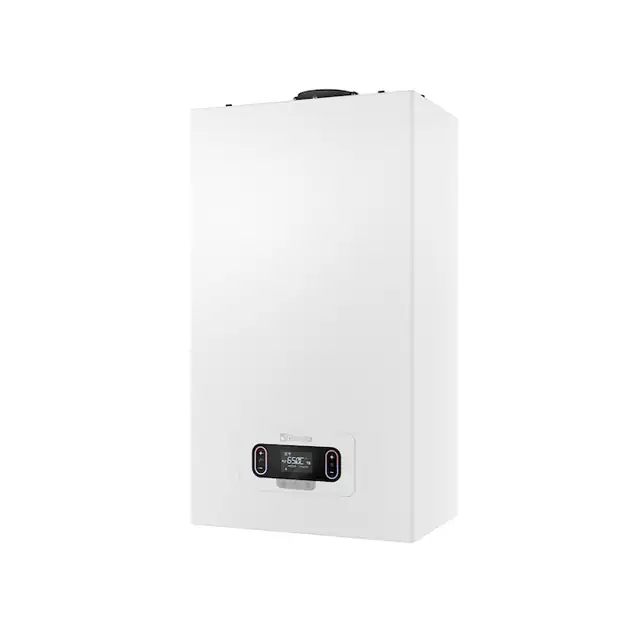 Centrala termica pe gaz in condensare, Beretta Mynute EVO X 25C, murala, afisaj digital, IPX5D, schimbator caldura inox, protectie inghet, + kit evacuare 25 Kw