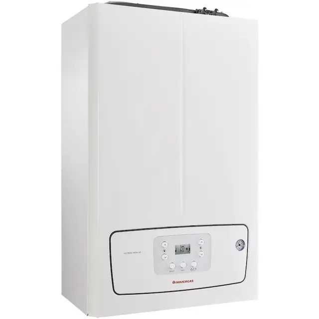 Centrala termica pe gaz in condensare Immergas Victrix Tera 24/28 V3, hydrogen ready, schimbator caldura otel inox, clasa A+, protectie anti-inghet, 24 kw